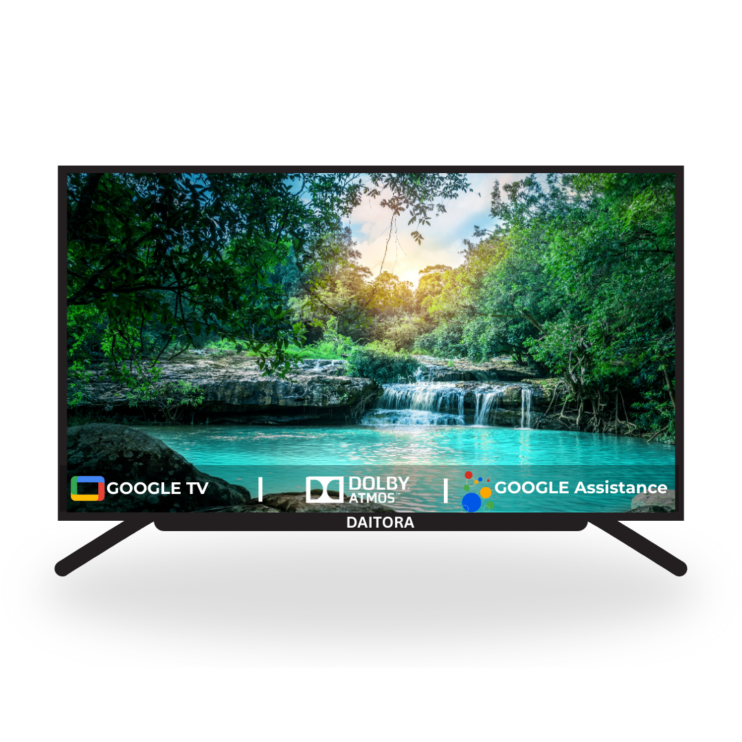 Daitora 50" Smart Frameless UHD LED TV | Google TV, 16GB ROM | DAI50V02-G4K